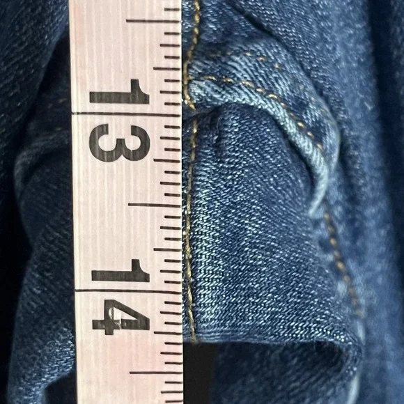 Abercrombie Fitch Curve Love Ankle Straight High Rise Jeans Women's Size 18/34 R - Picture 5 of 12